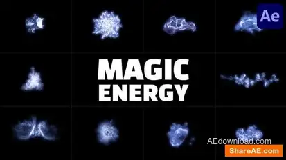 Magic Energy for After Effects Openers template preview