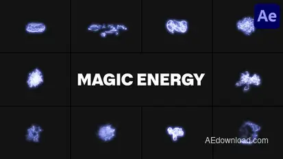 Magic Energy for After Effects Elements template preview