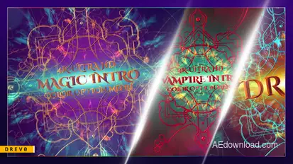 Magic Intro/ Elegant Particles/ Gothic Epic Metal 3D/ TV/ Shockwave/ Fire Explosion/Mystical Light Openers template preview