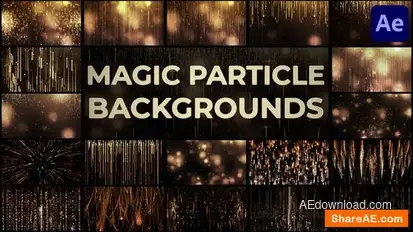 Magic Particle Backgrounds for After Effects Openers template preview
