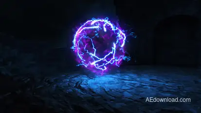 Magic Particles Logo Logo Stings template preview