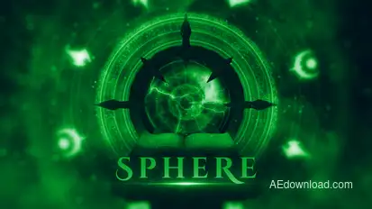 Magic Sphere Cinematic Trailer Titles template preview