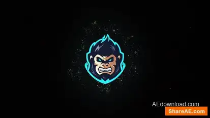 Magic Vortex Smoke Logo Logo Stings template preview