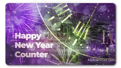 Magical Countdown New Year Slideshow Openers template preview