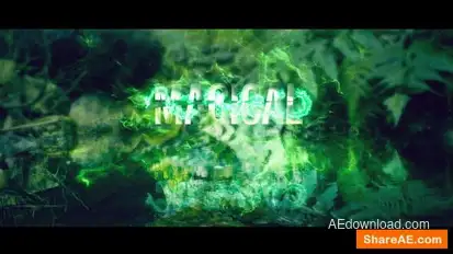 Magical Nature Logo Reveal Logo Stings template preview