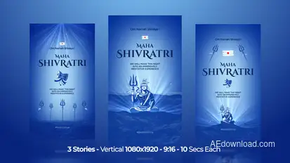 Maha Shivratri Instagram Stories Openers template preview