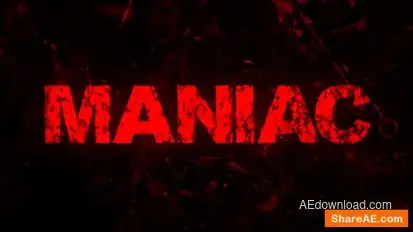 Maniac Grunge Opener Logo Stings template preview