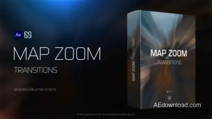 Map Zoom Transitions Elements template preview