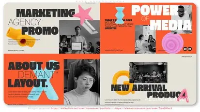 Mark Agency Promo Openers template preview