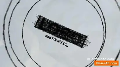 Videohive Marker Logo Logo Stings template preview