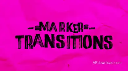 Marker Transitions Elements template preview