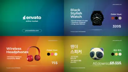 Market Promo for After Effects Product Promo template preview