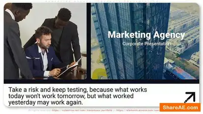 Marketing Agency Corporate Presentation Openers template preview