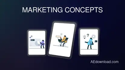 Marketing Concepts Elements template preview