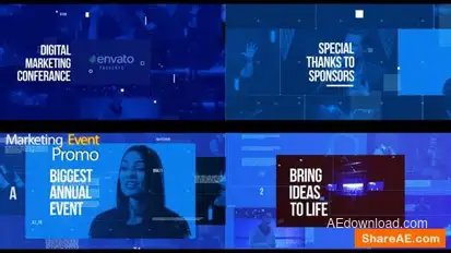 Marketing Event Promo Openers template preview