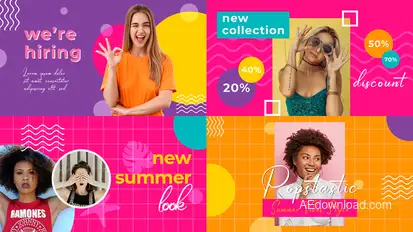 Marketing promo broadcast-packages template preview