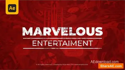 Marvelous Logo Intro | Logo Reveal Logo Stings template preview
