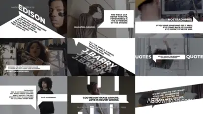 Massive Big Quotes | After Effects Titles template preview