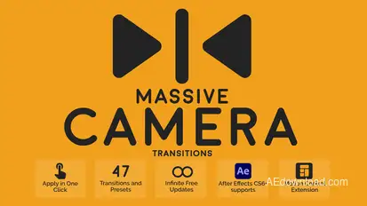Massive Camera Transitions Elements template preview
