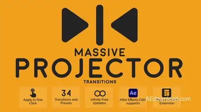 Massive Projector Transitions Elements template preview
