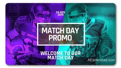 Match Day Promotional Openers template preview