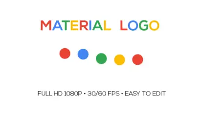 Material Logo Logo Stings template preview