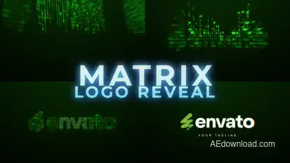 Matrix Logo Reveal Logo Stings template preview