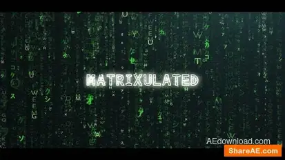 Matrix Opener Openers template preview