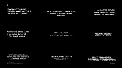 Mechanical Animation | After Effects Titles template preview