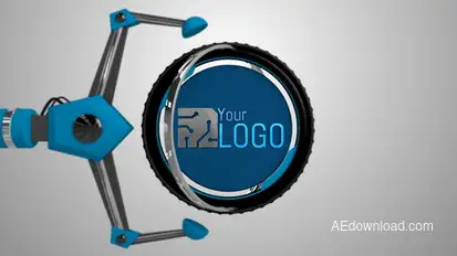 Mechanical Arms Logo Logo Stings template preview