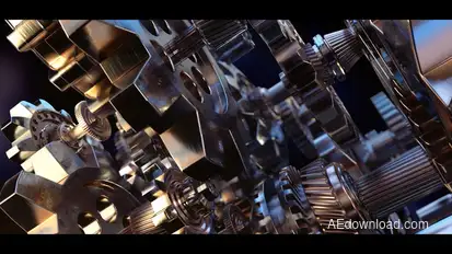 Mechanical Logo Logo Stings template preview