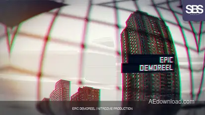 Media Demoreel Video Displays template preview