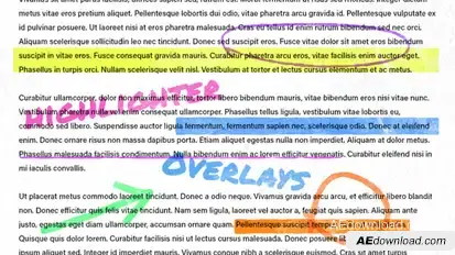 Media Highlighter Overlays Elements template preview