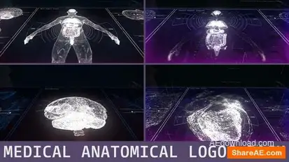 Medical Anatomical Logos Pack Logo Stings template preview
