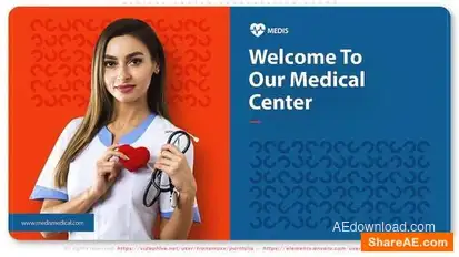 Medical Center Presentation Promo Openers template preview