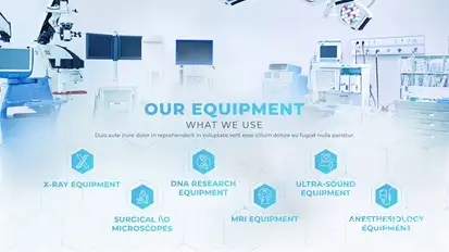 Medical Center Promotion Video Displays template preview