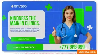 Medical Clinic Promotion Openers template preview