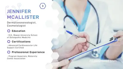 Medical Displays 2 Video Displays template preview