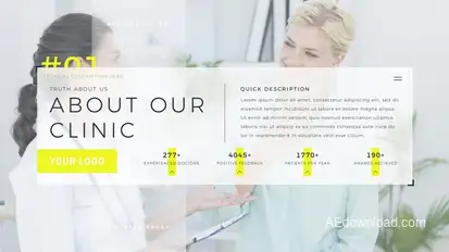 Medical Displays Promo Openers template preview