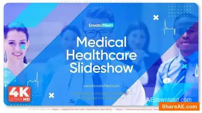 Medical Healthcare Slideshow Openers template preview