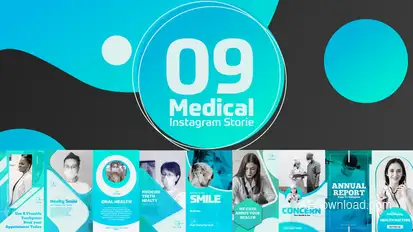 Medical Instagram Stories Product Promo template preview