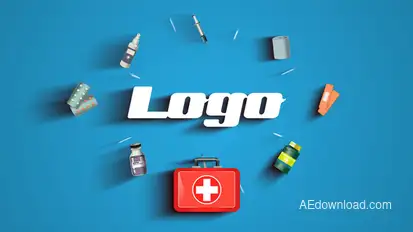 Medical Logo Reveal Logo Stings template preview