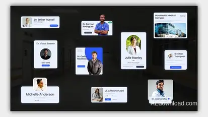 Medical Lower Thirds Elements template preview