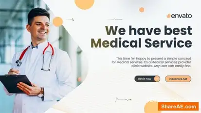 Medical Slideshow | Heath Care Promo | Hospital Opener Openers template preview