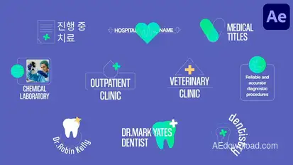 Medical Titles for After Effects Titles template preview