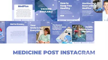 Medicine post istagram Product Promo template preview