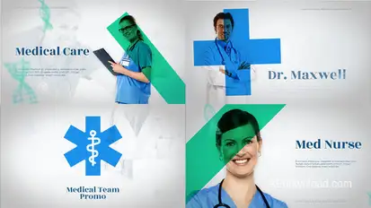 Medico - Medical Team Promo Video Displays template preview