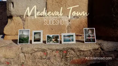 Medieval Town Slideshow Video Displays template preview