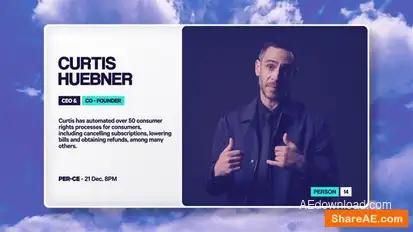 Meet The Team Openers template preview