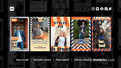 Mega Sale Instagram Reels Product Promo template preview